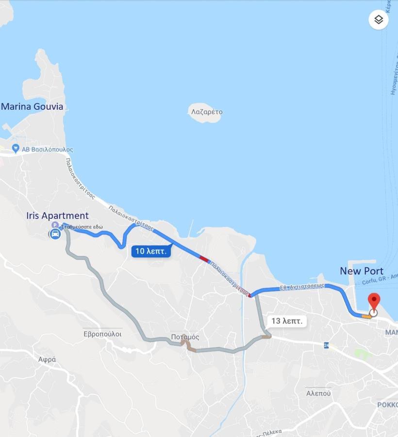 Iris Apartment Near Corfu Town Κοντόκαλι Εξωτερικό φωτογραφία